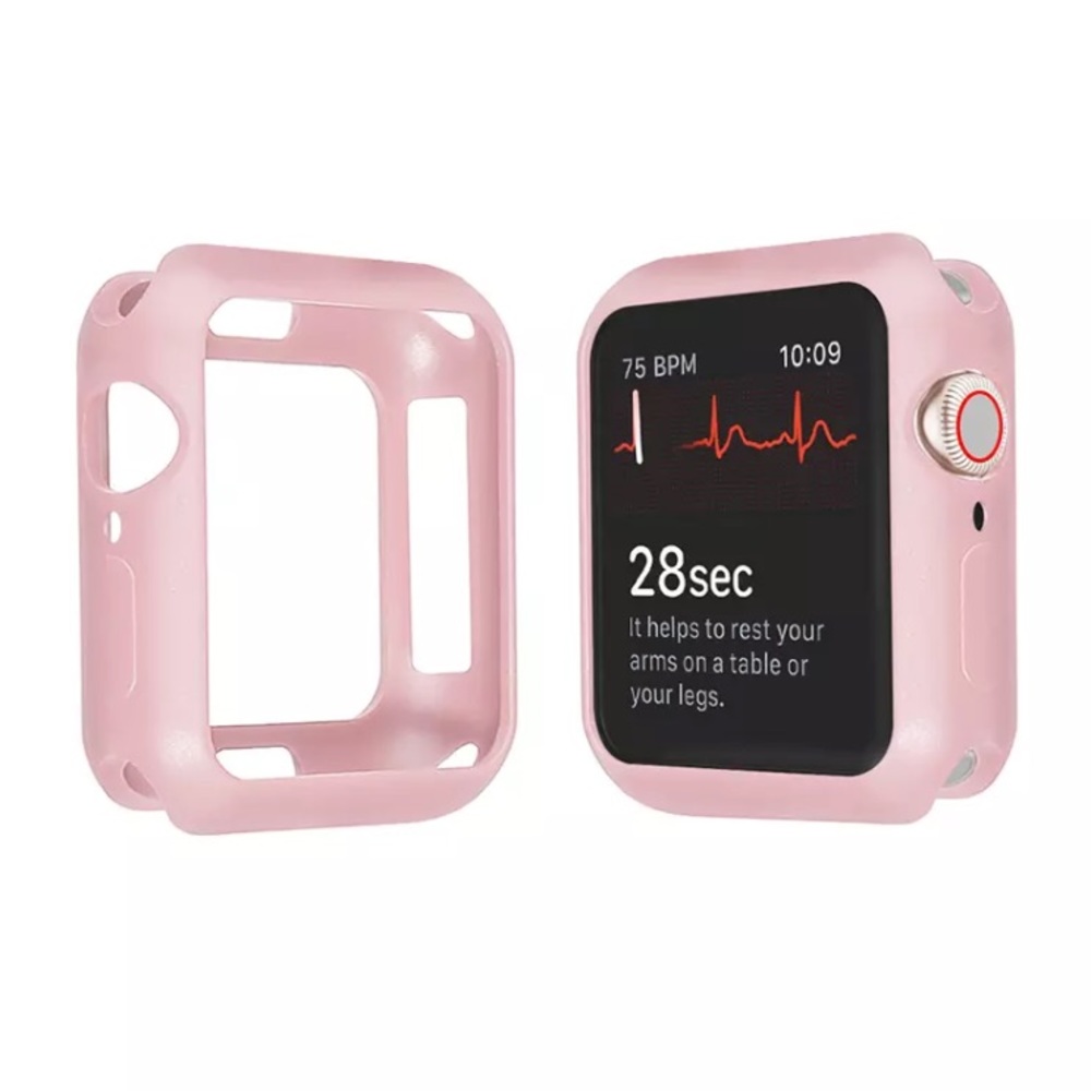 NEW Apple Watch Protective Sport Bumper Case Pink